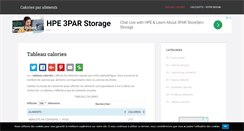 Desktop Screenshot of caloriesparaliments.com